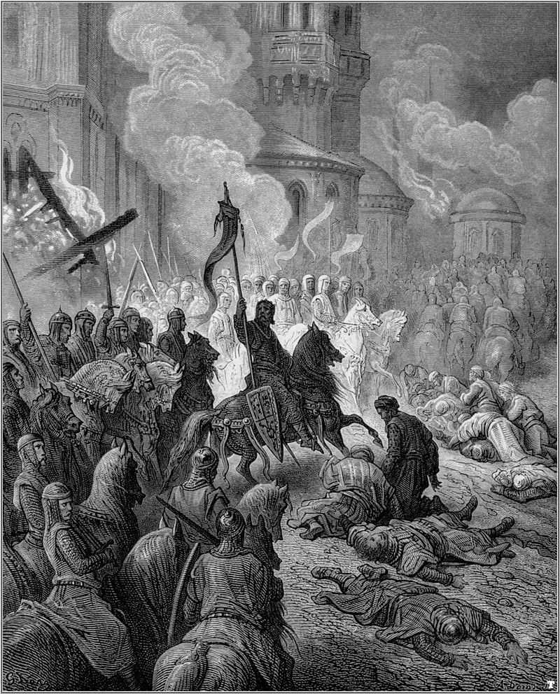 Gustave Doré, I crociati conquistano Costantinopoli