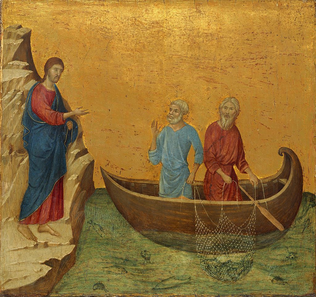 Duccio di Buoninsegna, Vocazione di Pietro e Andrea