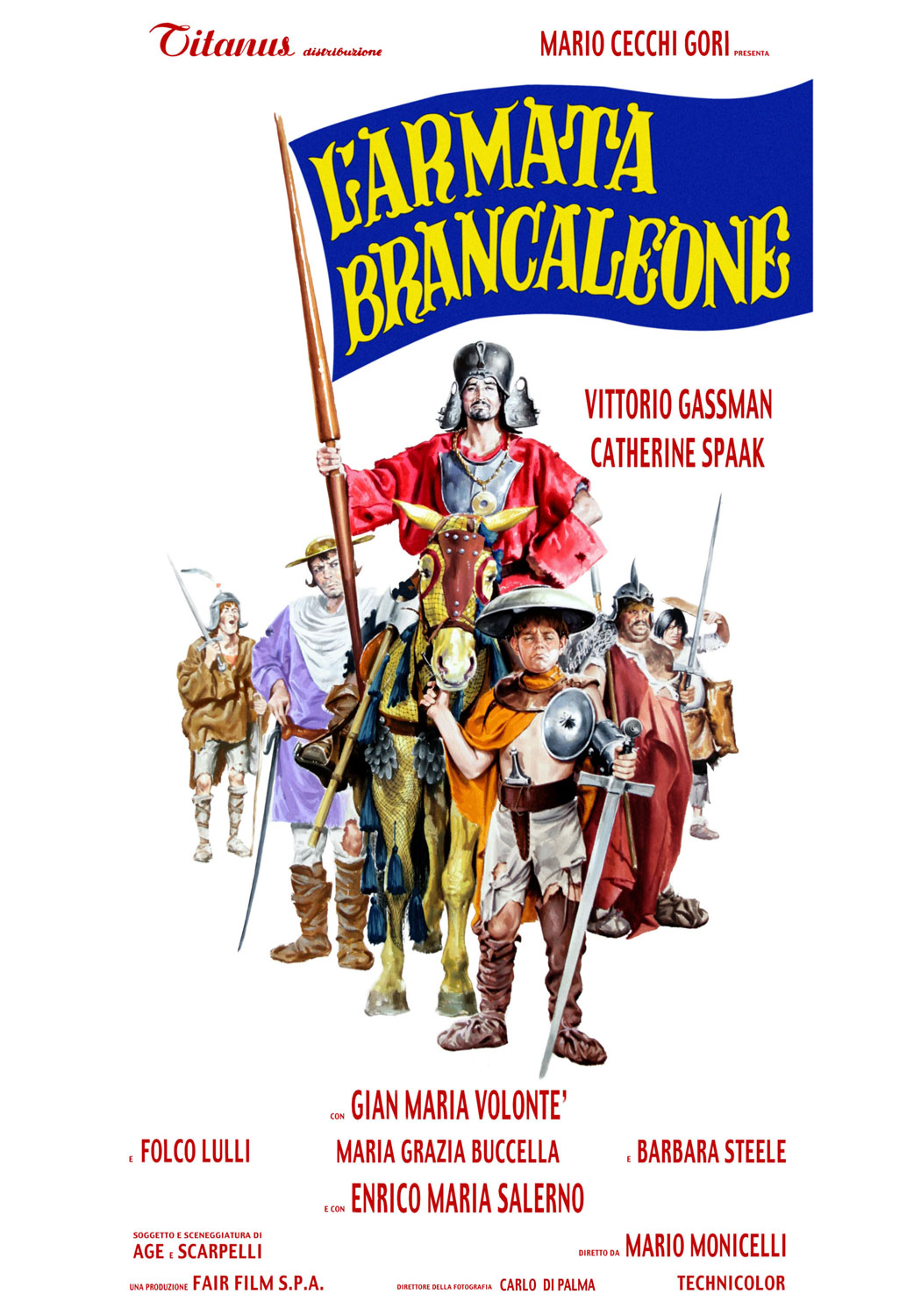 La locandina de L'Armata Brancaleone (1966)