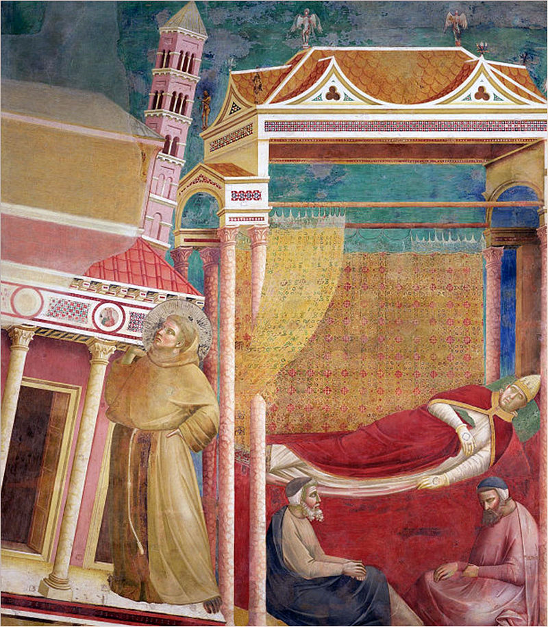 Giotto, il Sogno di Innocenzo III, Basilica Superiore di Assisi