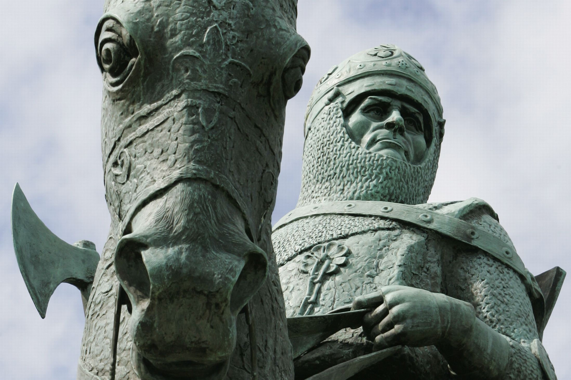 Il monumento di Robert Bruce, posto a memoria della battaglia sulla piana di Bannockburn