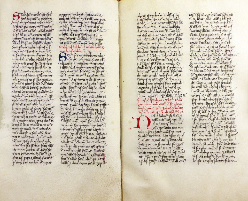 De contractibus et usuris di Bernardino da Siena (sec. XV)