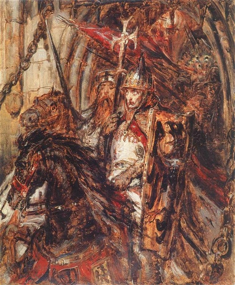 Enrico II il Pio, in un quadro di Jan Matejko (1838-1893)