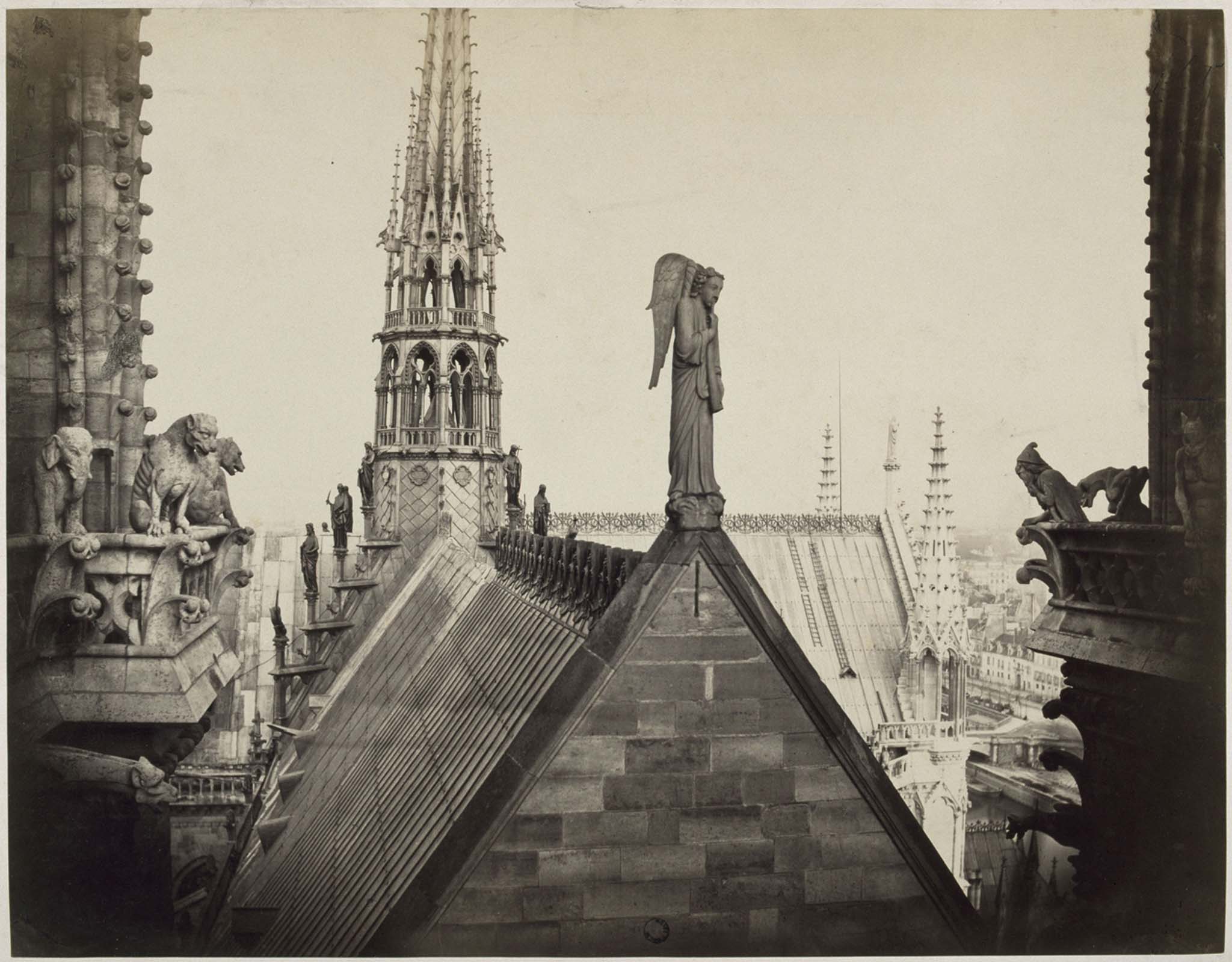 La guglia di Notre-Dame e l'angelo del Giudizio Universale (©musée d’Orsay)