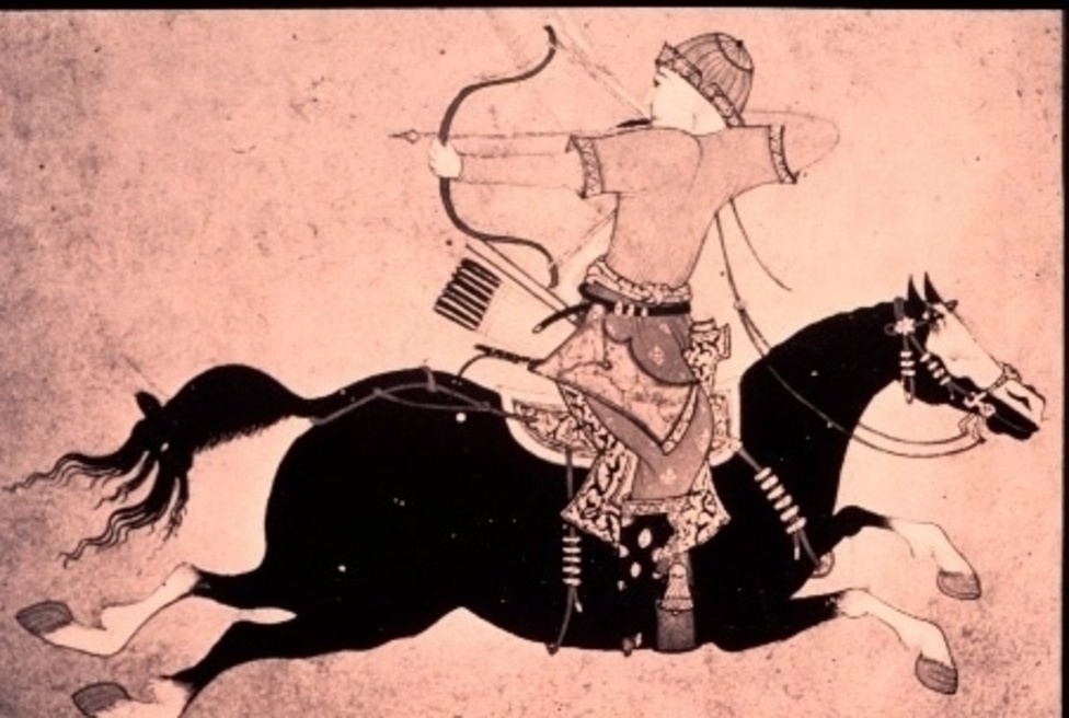 La libertà di azione del cavaliere mongolo era dovuta all’uso delle staffe, all’equipaggiamento leggero e all’arco corto