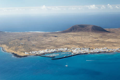 L'isola Graciosa dell'arcipelago delle Canarie