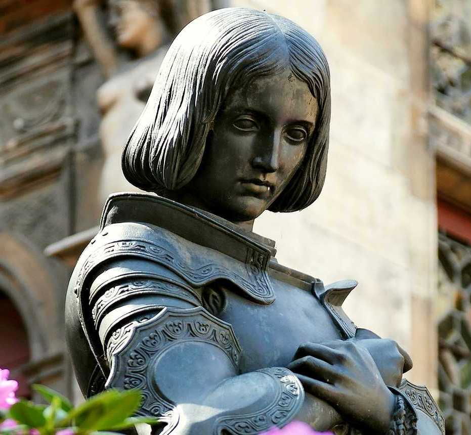 La statua di Giovanna d'Arco a Orléans