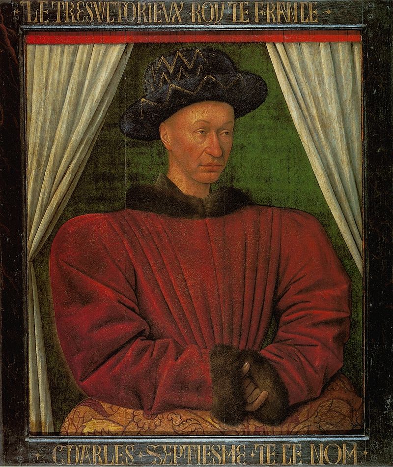 il-ritratto-di-carlo-vii-e-un-dipinto-su-tavola-di-jean-fouquet-databile-al-1444-1450-circa-e-conservato-nel-museo-del-louvre-di-parigi