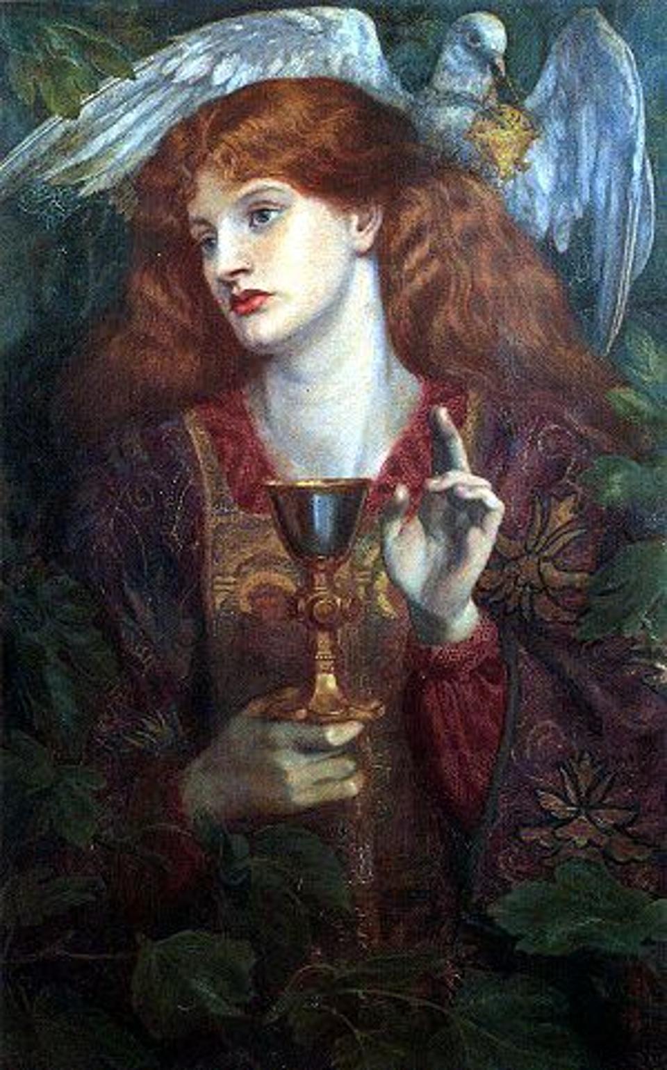 the-holy-graal-il-sacro-graal-di-dante-gabriel-rossetti-con-fanny-cornforth-usata-come-modella