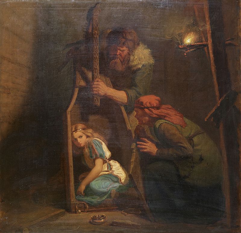 ake-e-grima-scoprono-aslaug-dipinto-di-marten-eskil-winge-1862