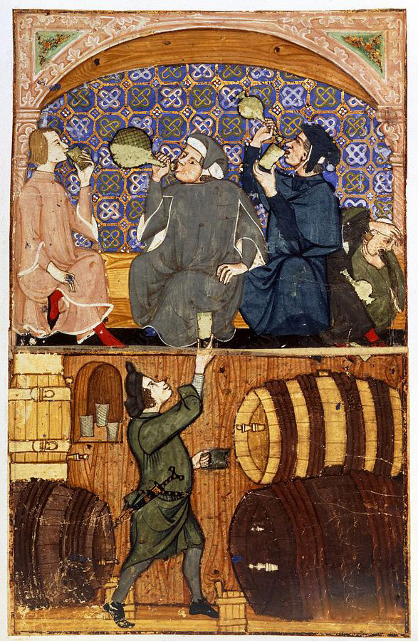 tavern-drinking-scenes-14th-century-british-library