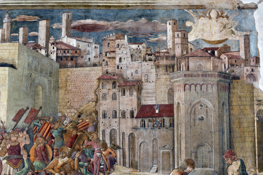 Perugia, torri e pozzi della città medievale