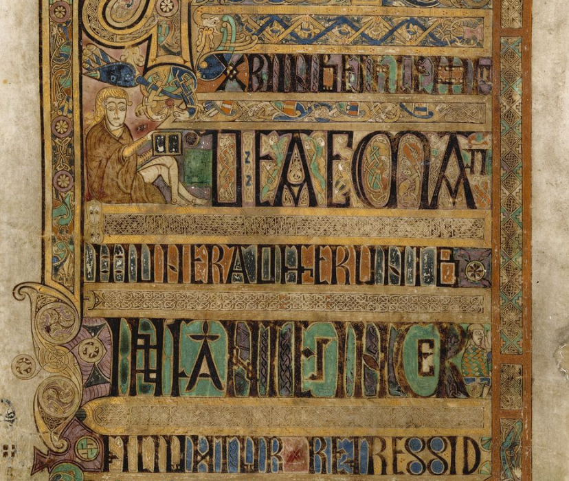 Una pagina del Libro di Kells