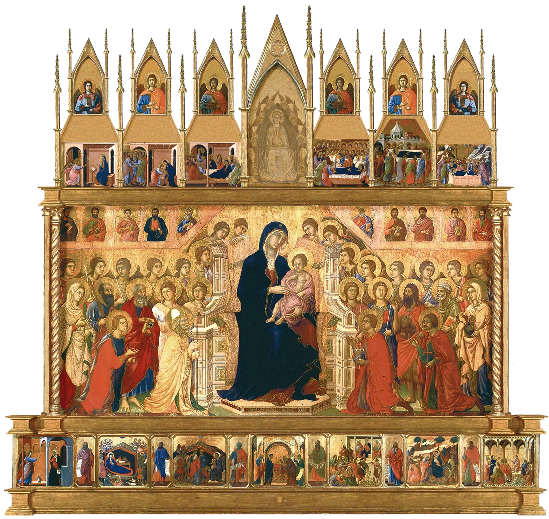 La Maestà, capolavoro di Duccio