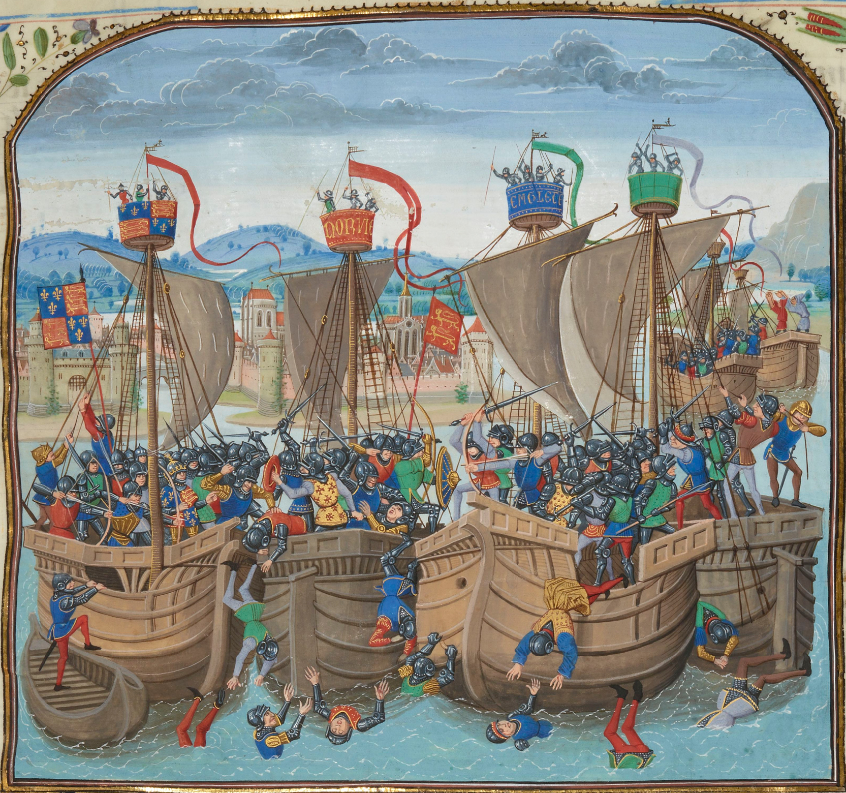 Sluys, l’Inghilterra annienta la flotta francese