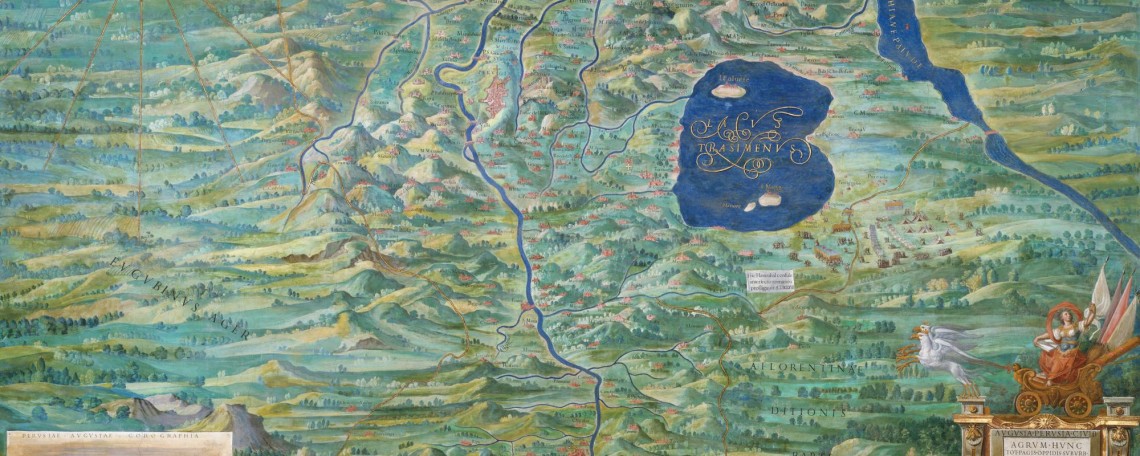 Ignazio Danti, agro perugino (1581-1583) Musei Vaticani, Galleria delle carte geografiche